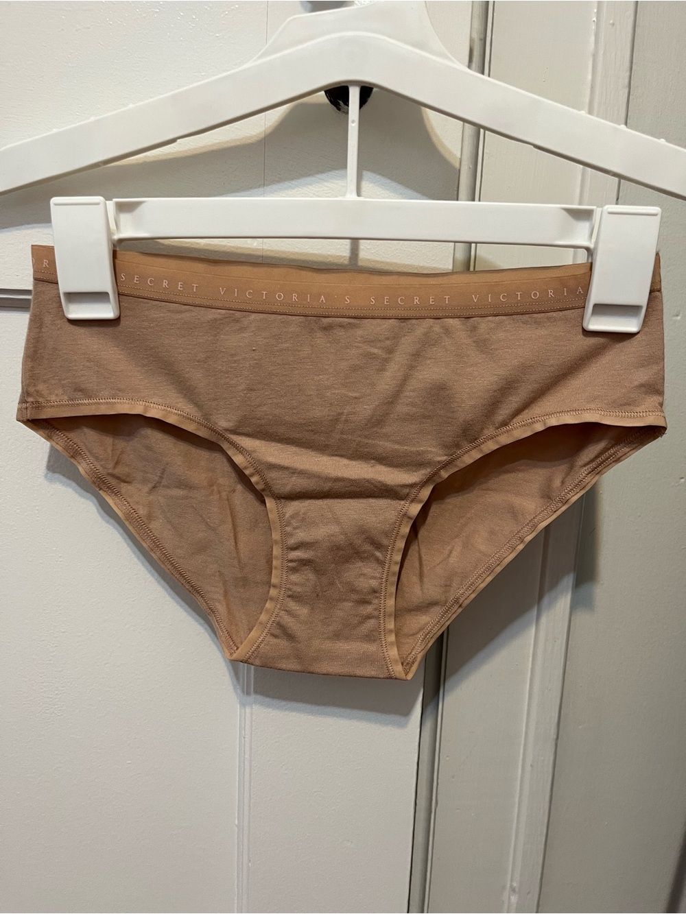 Victoria's Secret Tan Cotton Bikini Briefs size s/p New with tag mix cotton